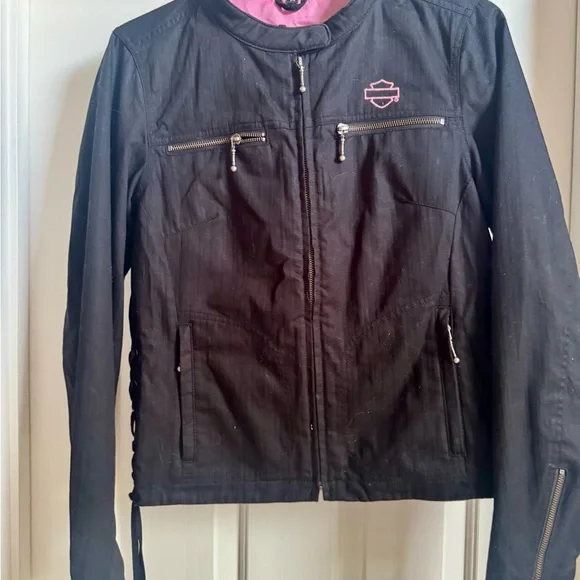 HARLEY DAVIDSON WOMEN'S PINK LABEL 3-IN-1 CASUAL JACKET WITH VEST - Picture 16 of 16